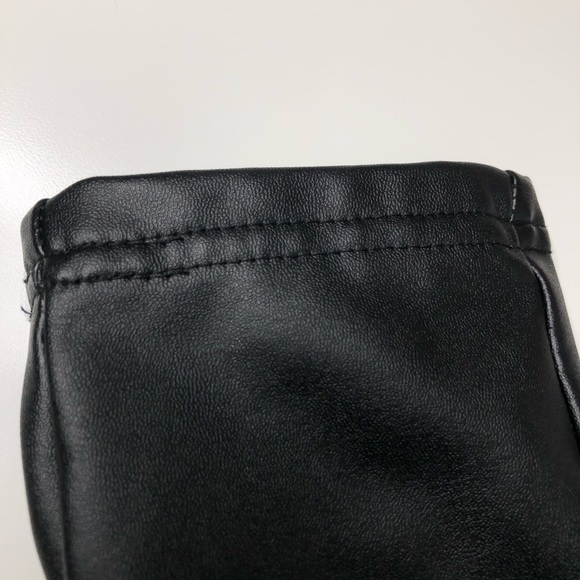 Black Faux Leather Mid-Rise Legging Size Small - Picture 11 of 11
